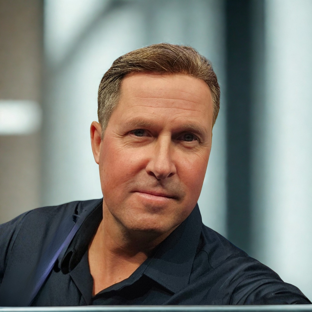 Randy Manych, Chamber Director Town of The Pas, smiling at the camera